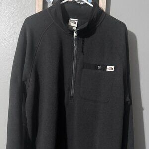 Black 1/4 Zip Mens